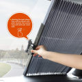 Universal sizes auto retractable windshield visor